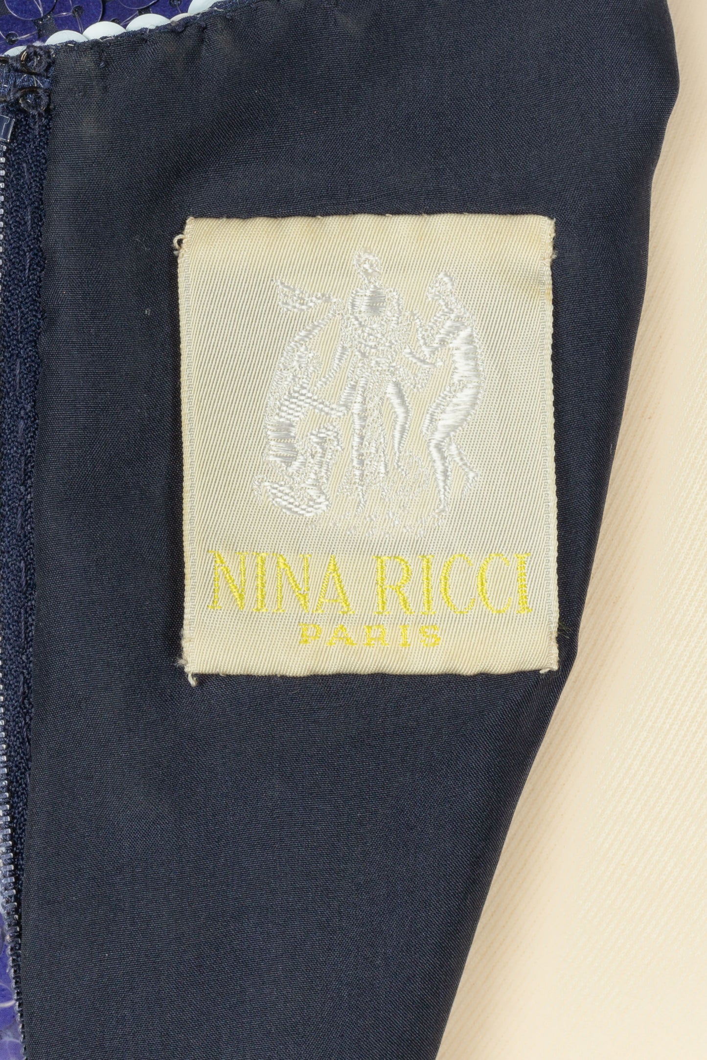 Haut à paillettes Nina Ricci Haute Couture