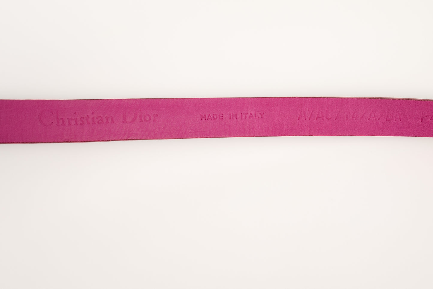 Ceinture en serpent Dior