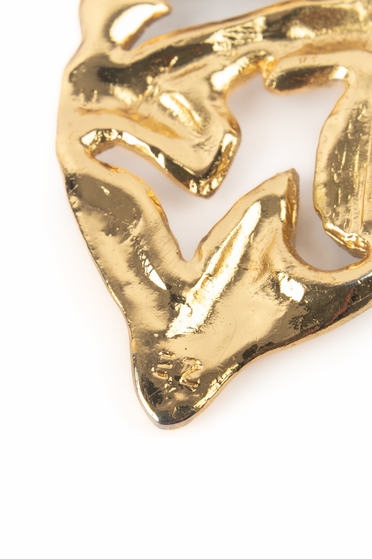 Broche bleue Yves Saint Laurent