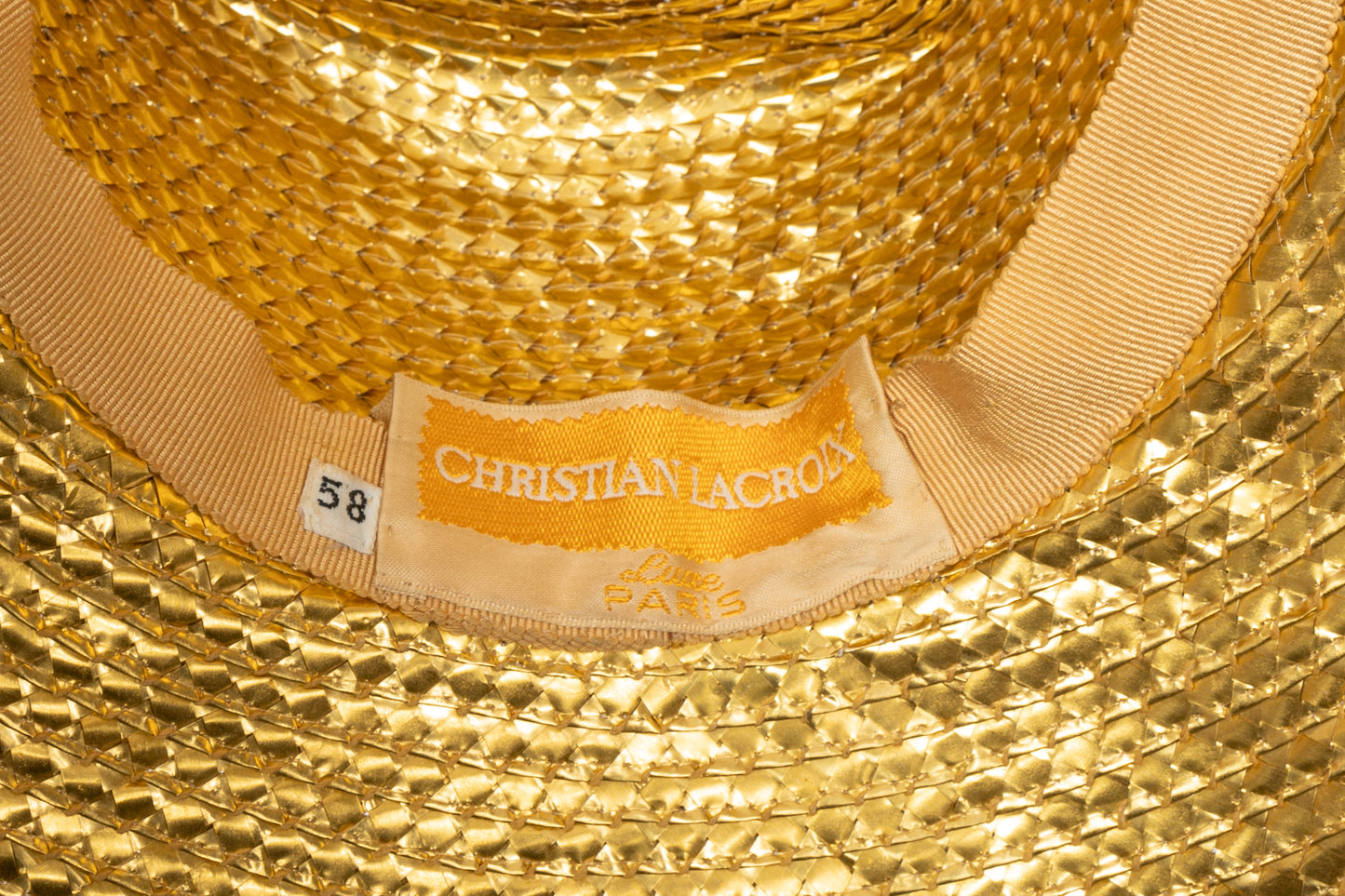 Chapeau Christian Lacroix Haute Couture Printemps 1992