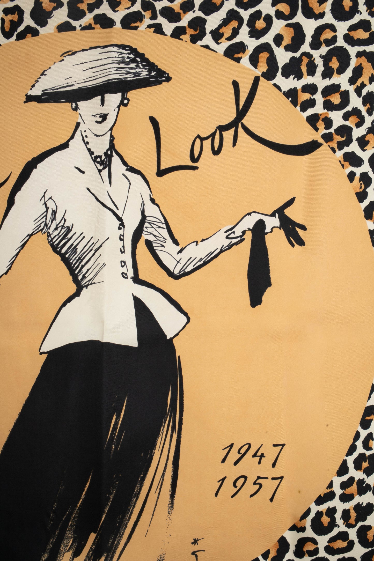 Foulard léopard Christian Dior