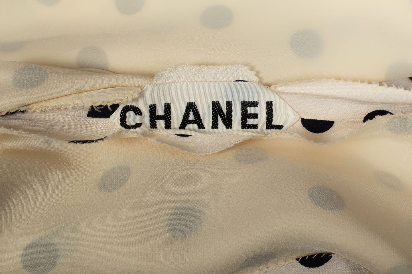 Robe à pois Chanel Haute Couture