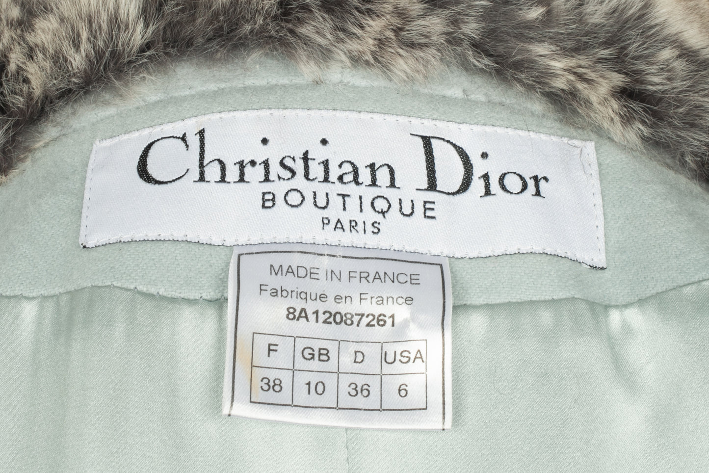 Manteau Christian Dior circa 2008