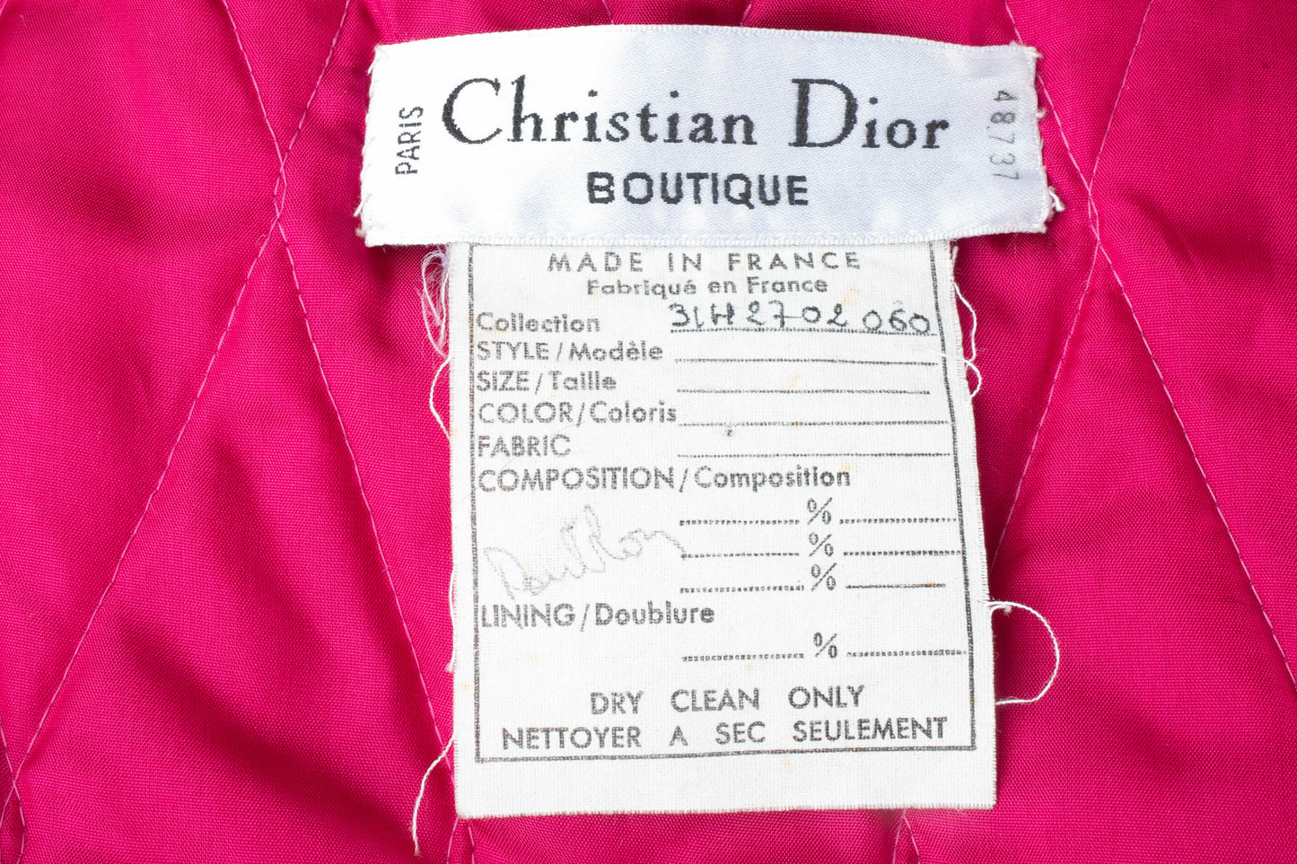 Veste Christian Dior 1993's