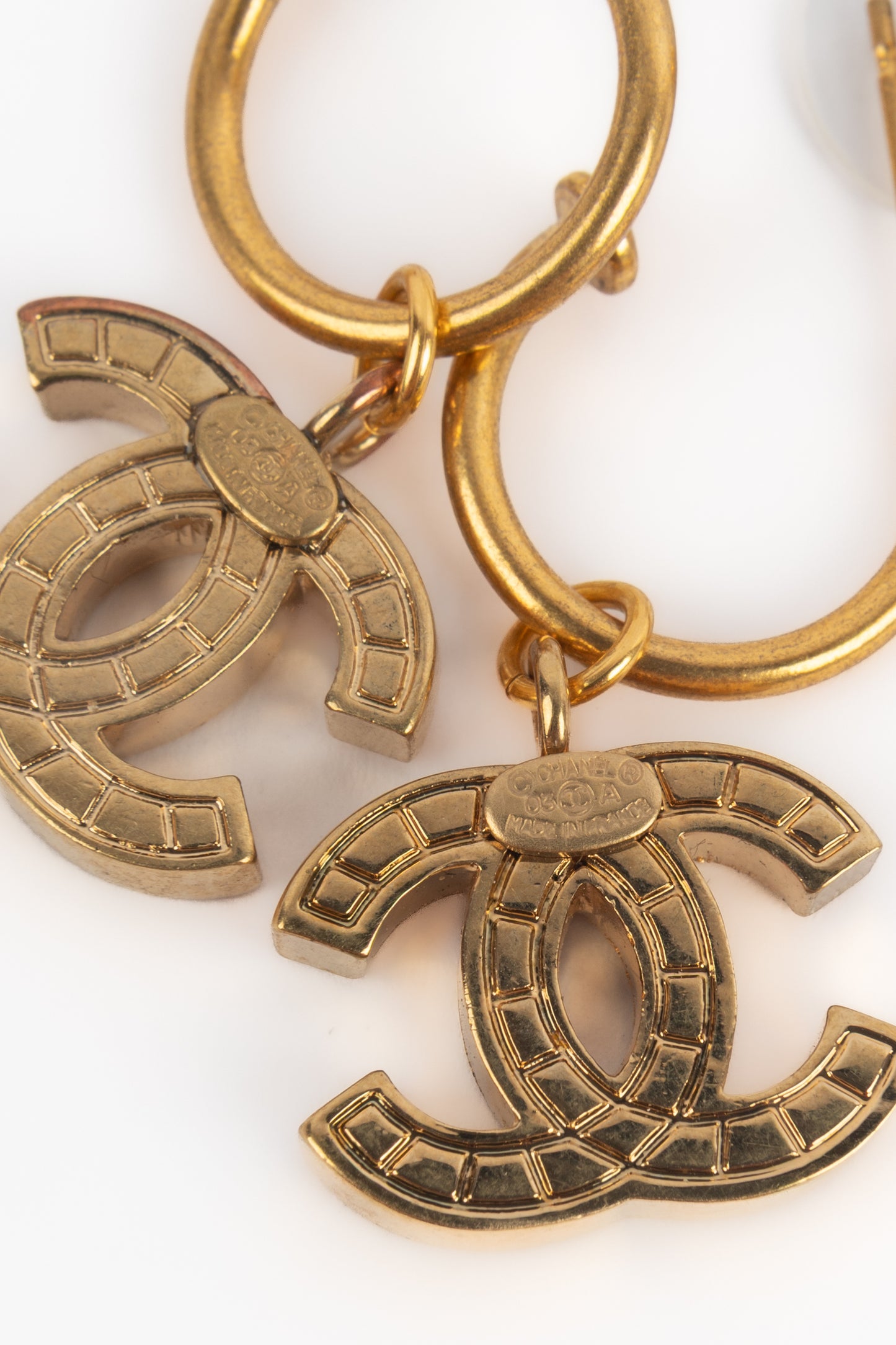 Boucles d'oreilles cc Chanel Hiver 2003