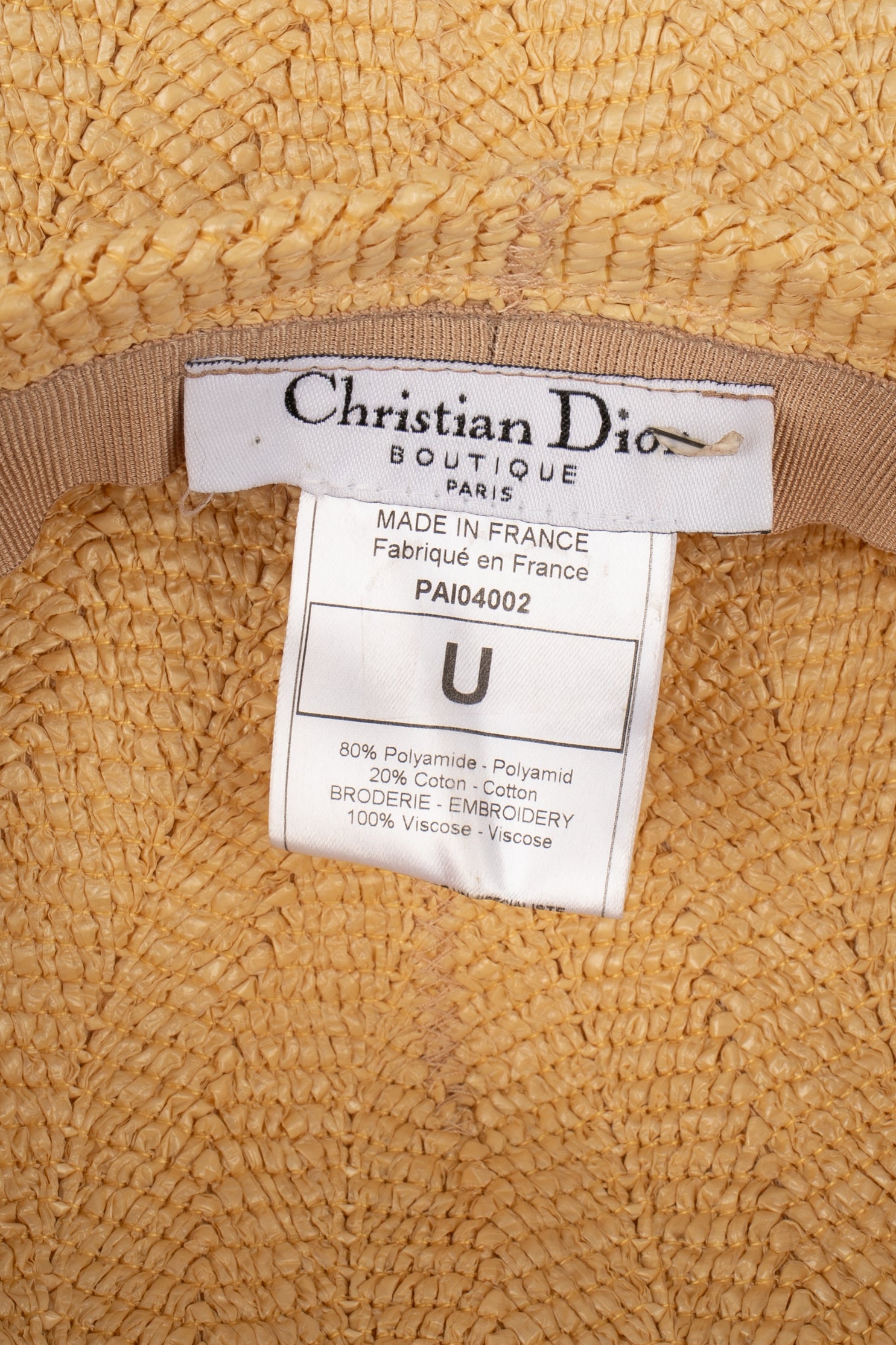 Chapeau Christian Dior 