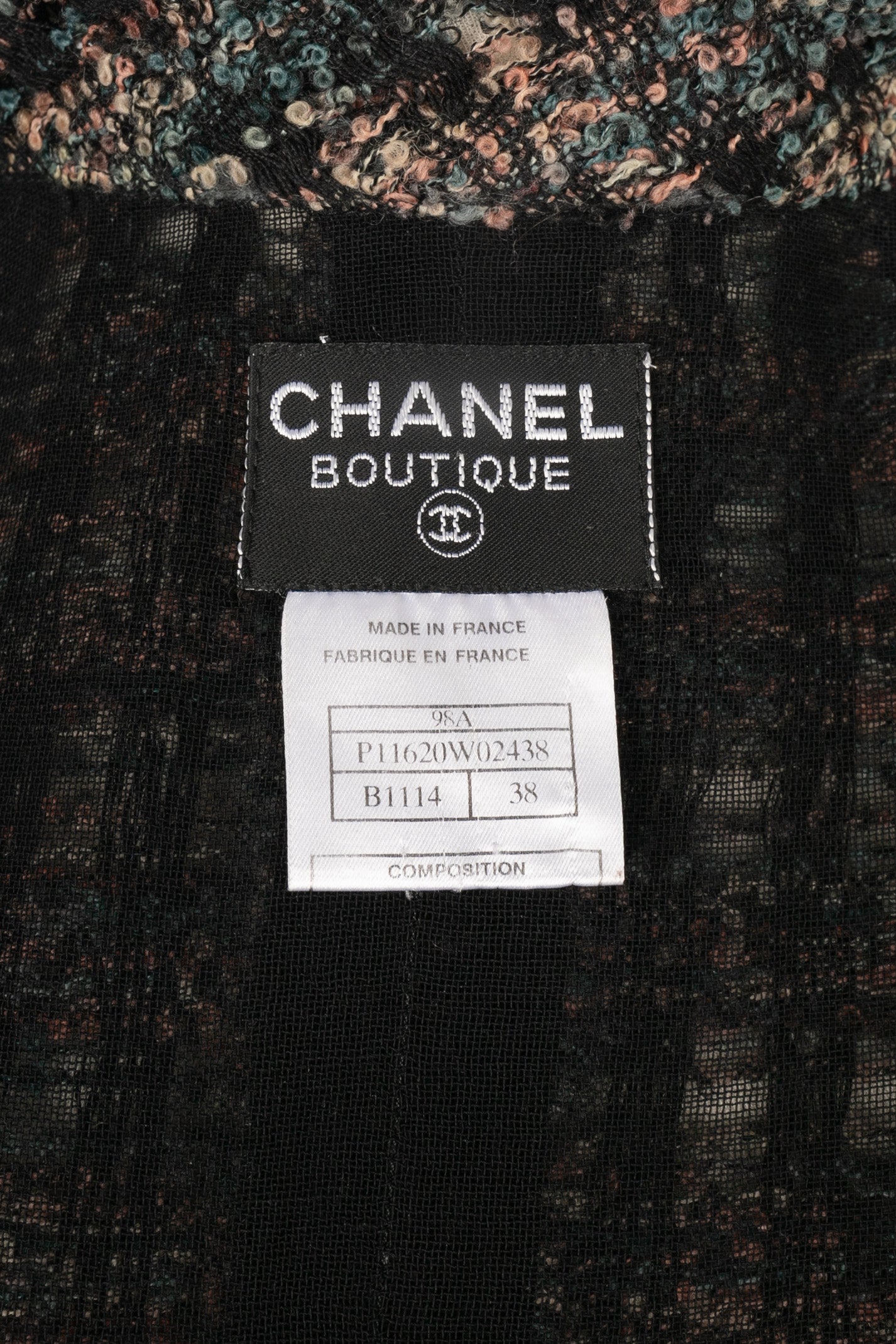 Robe Chanel Automne 1998