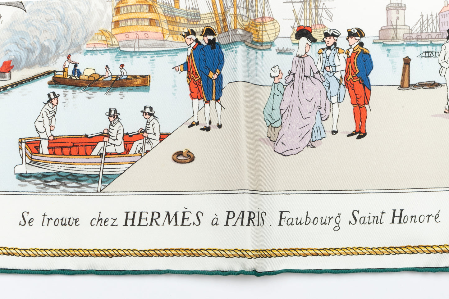 Carré / Foulard "La Flore Frégate de 28 canons" Hermès