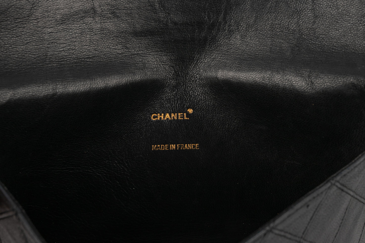 Pochette en cuir Chanel