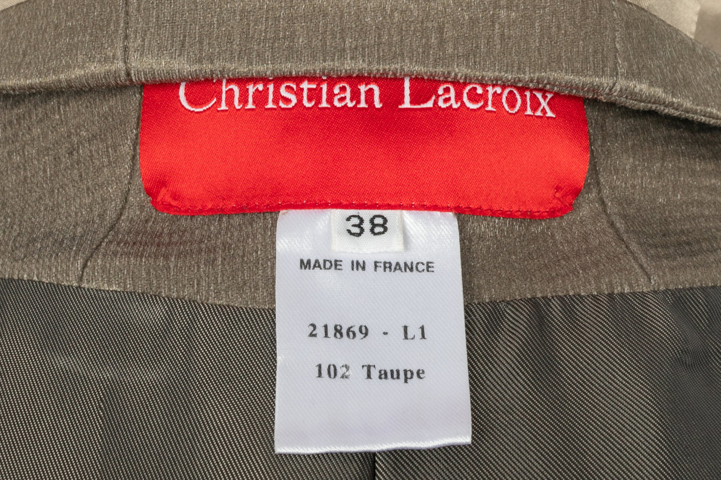 Manteau Christian Lacroix 2000's