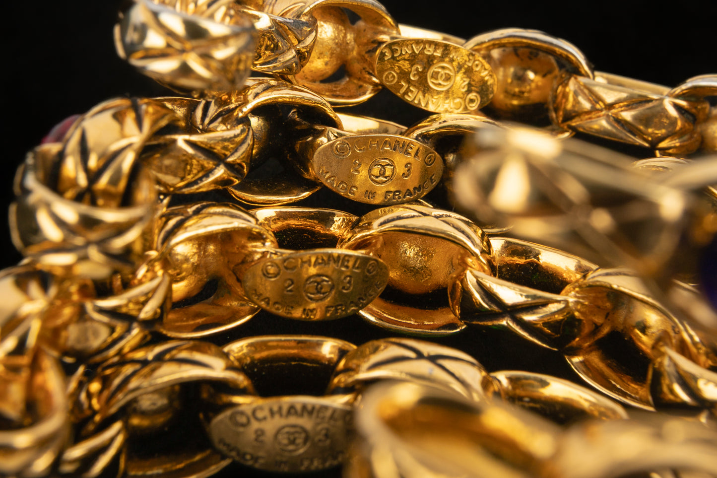 Bracelets jonc Chanel Automne 1990