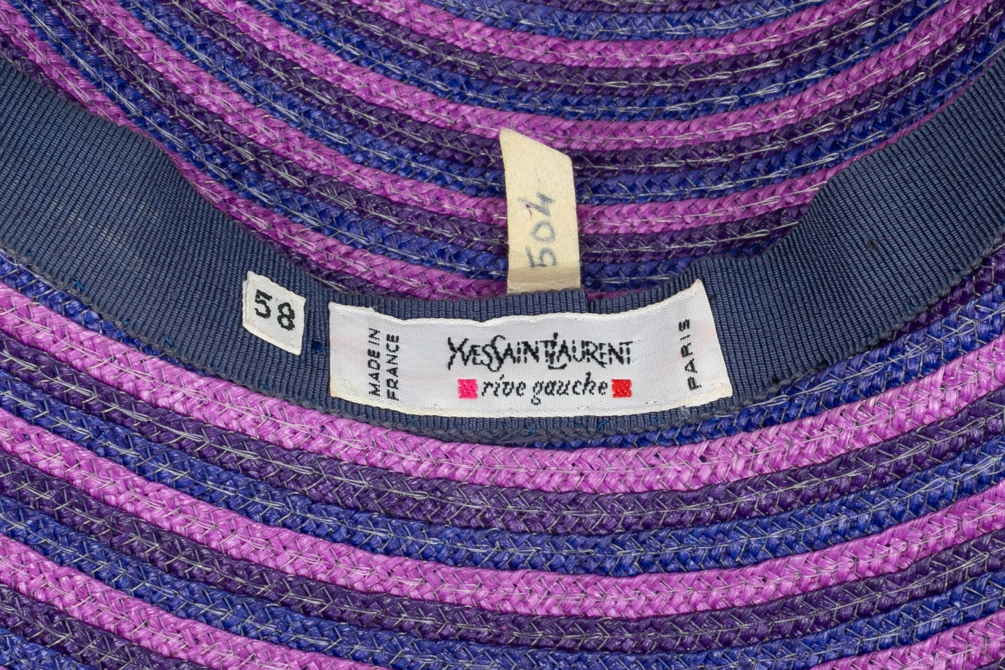 Chapeau Yves Saint Laurent Défilé Printemps 1994