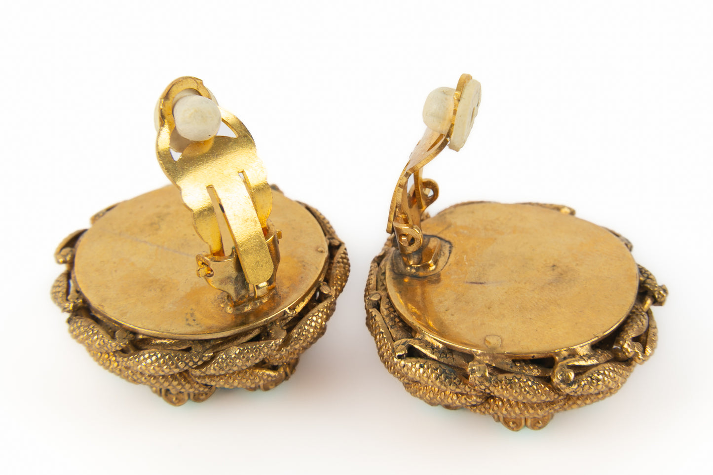 Boucles d'oreilles Chanel (attribuées)