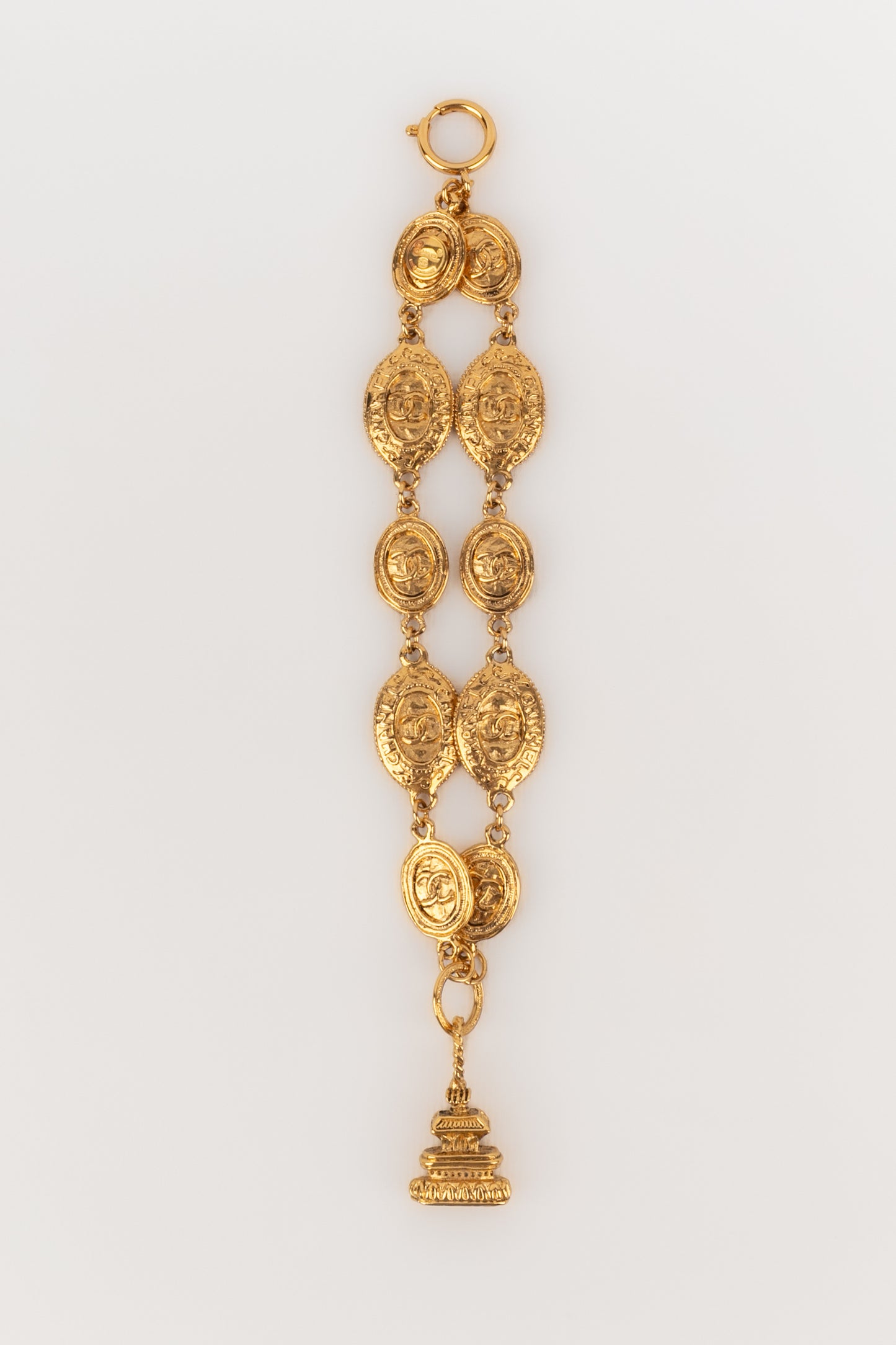Bracelet breloques Chanel 1980's