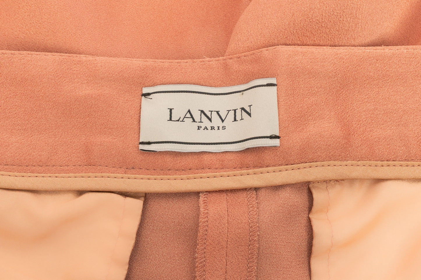 Pantalon en satin Lanvin