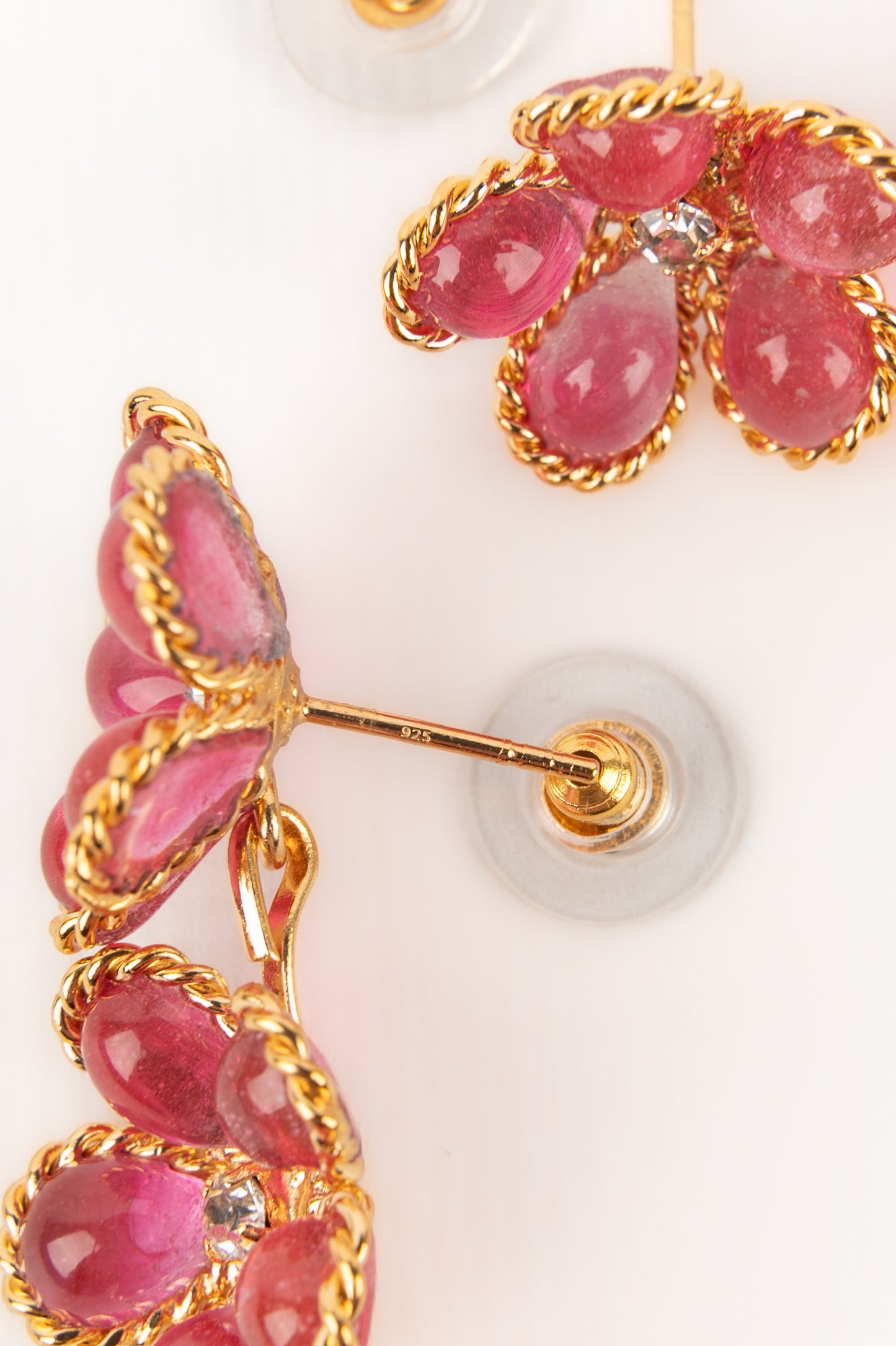 Boucles d'oreilles fleurs Augustine