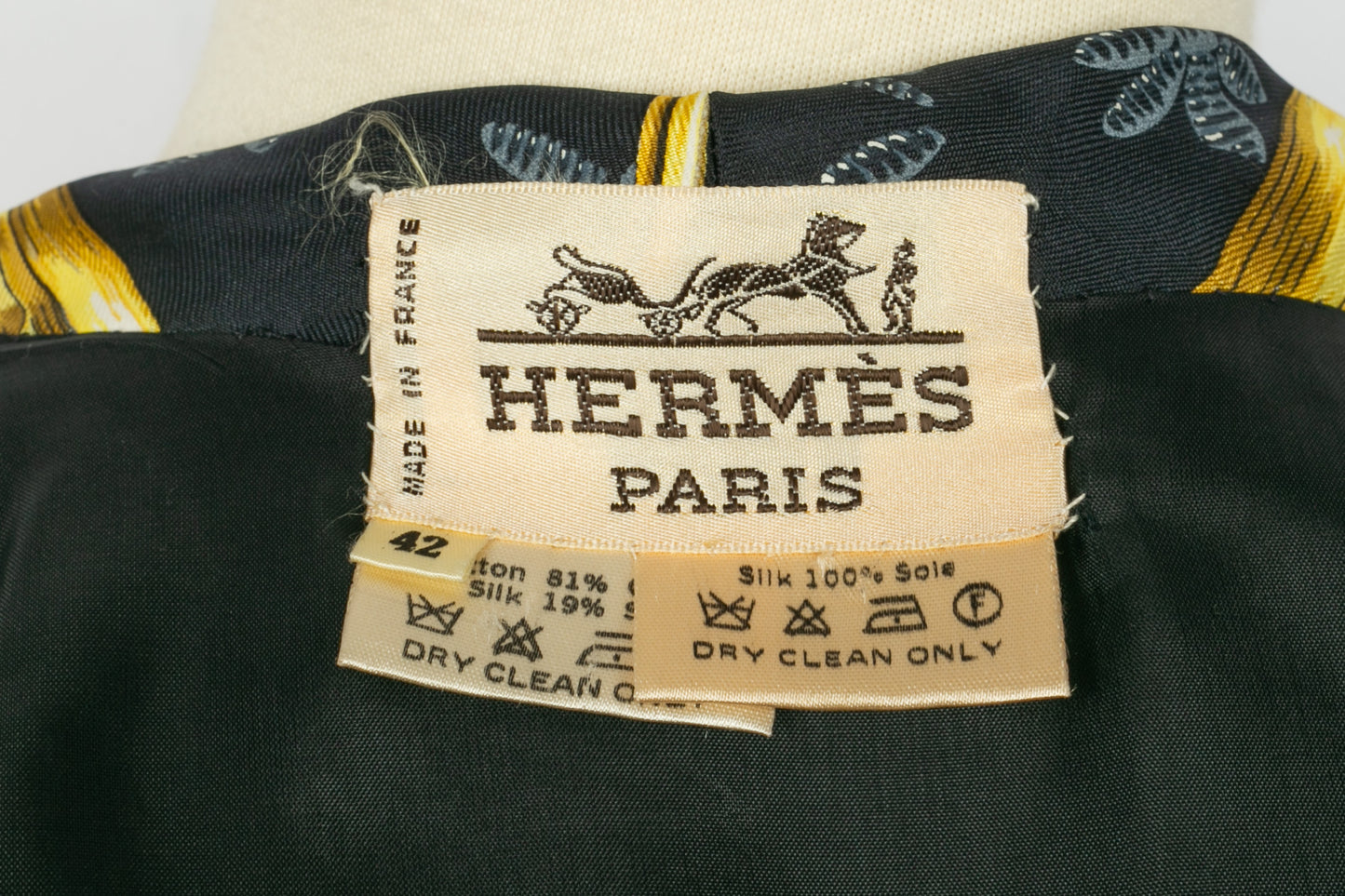 Manteau en velours Hermès