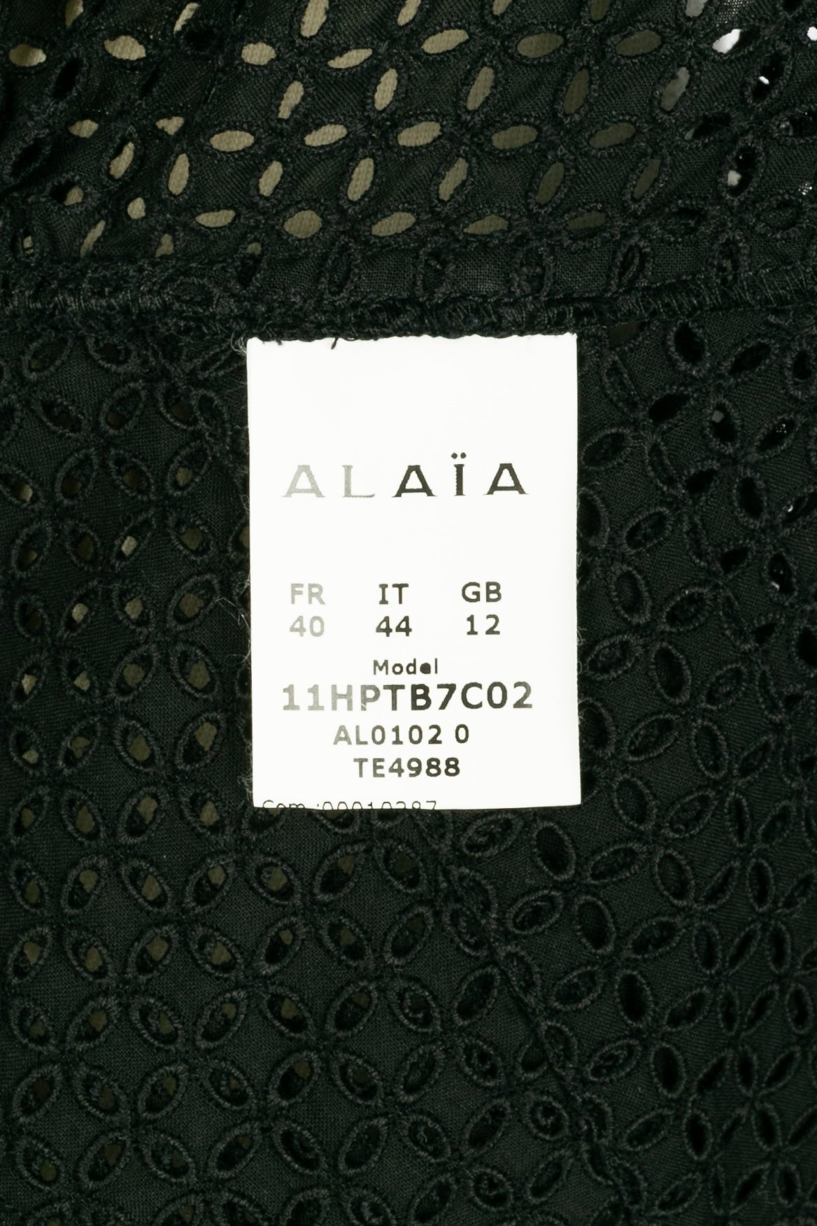 Chemise en coton Alaïa