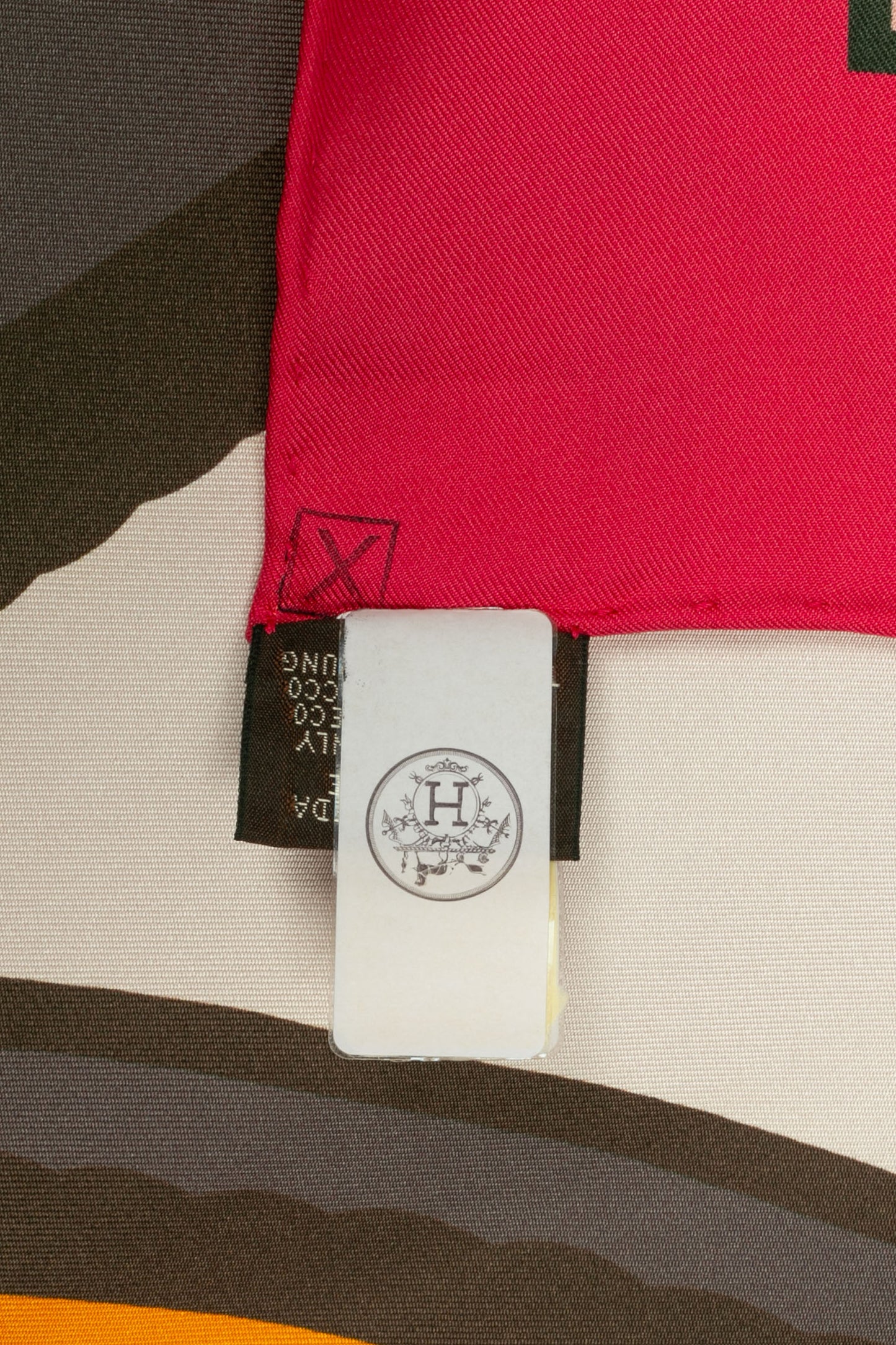 Foulard / Carré "Robe du soir pop" double face Hermès