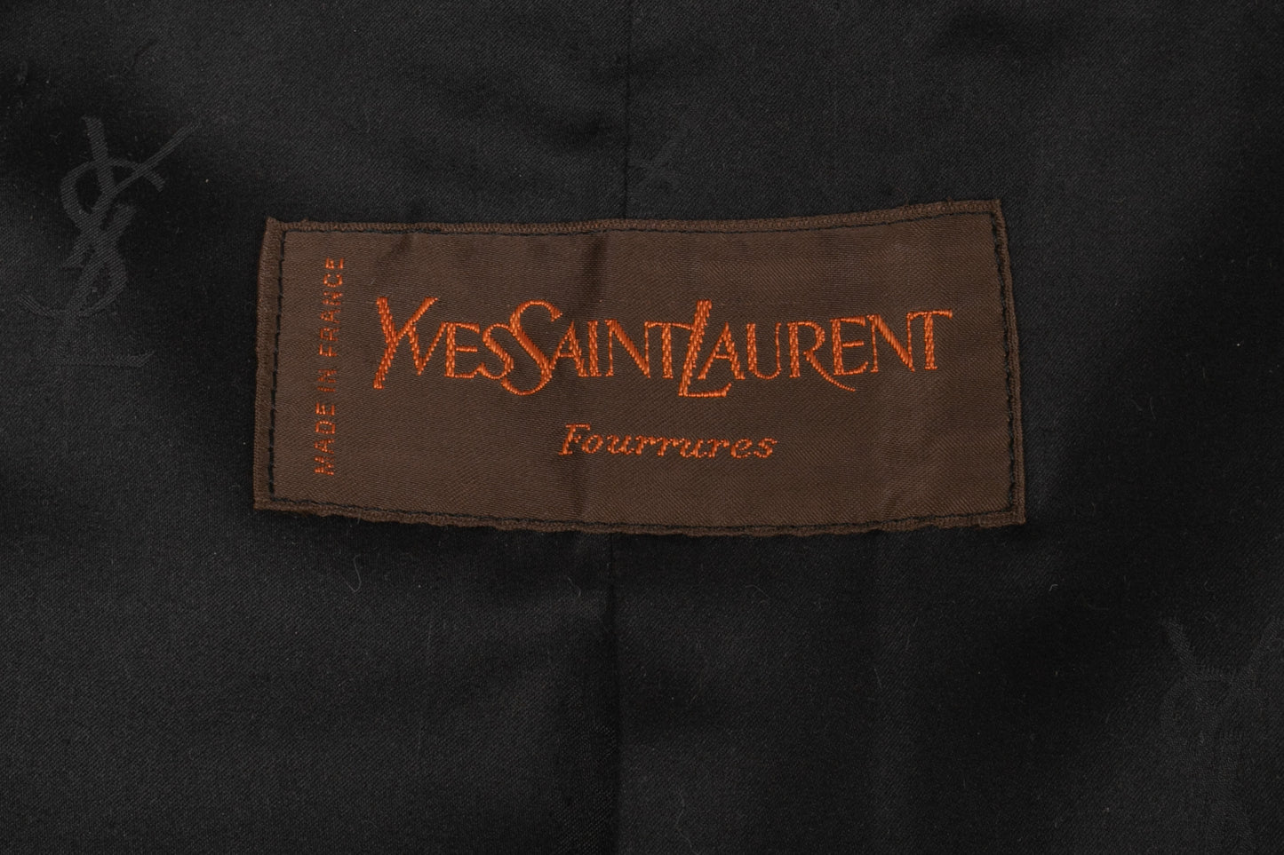 Manteau en fourrure Yves Saint Laurent