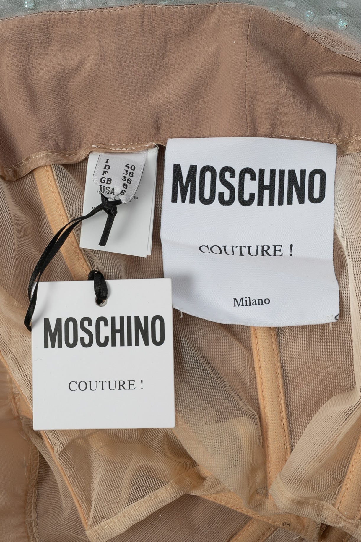 Robe Moschino Couture Hiver 2019