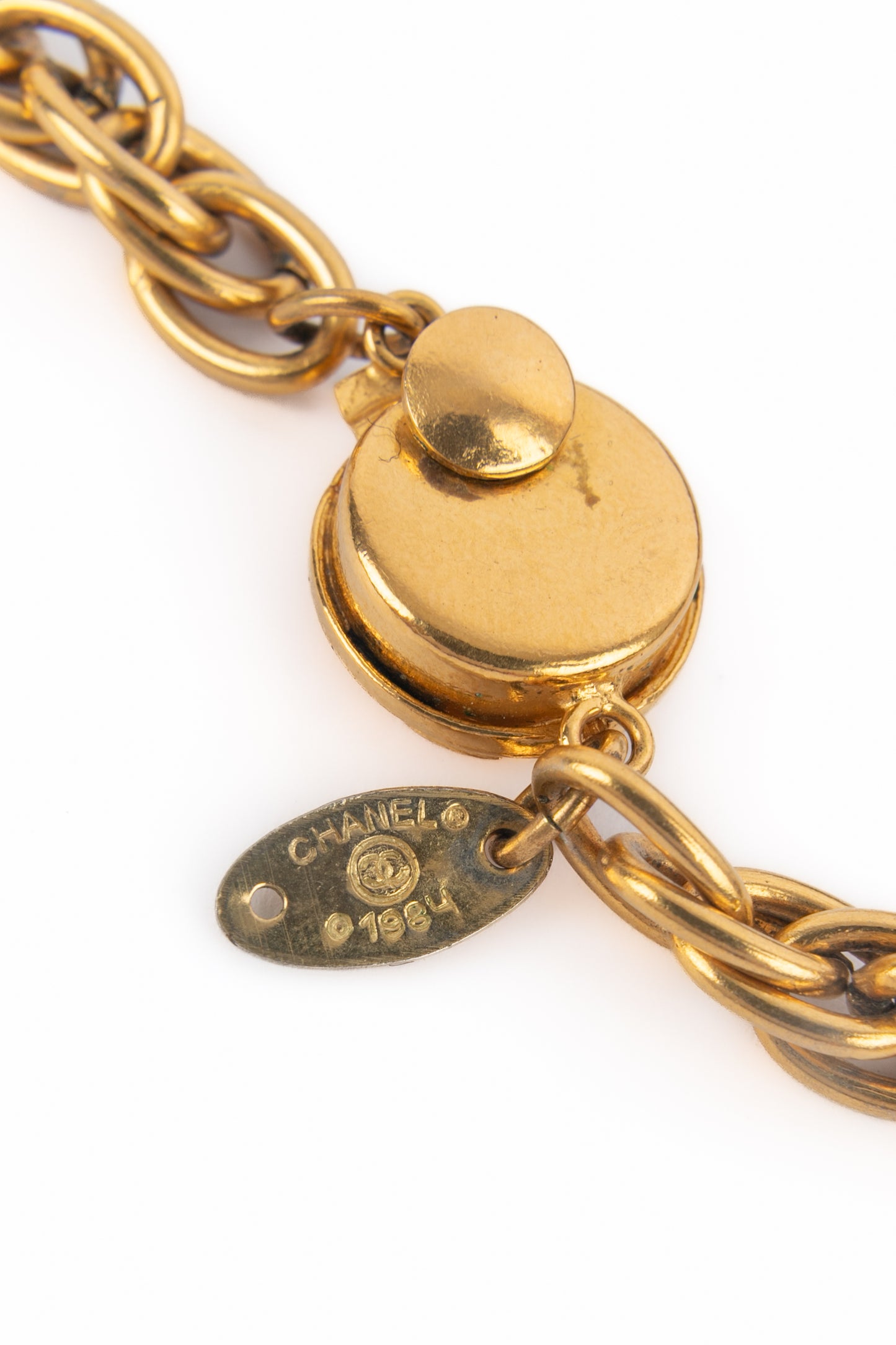 Collier pendentif Chanel 1984