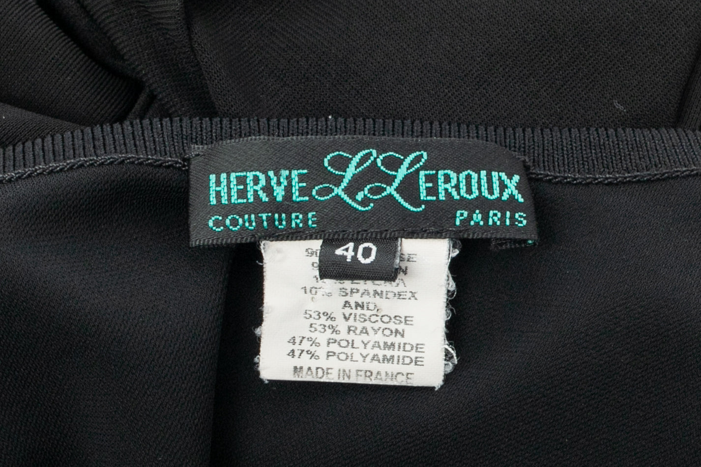 Haut asymétrique Hervé Leroux Couture
