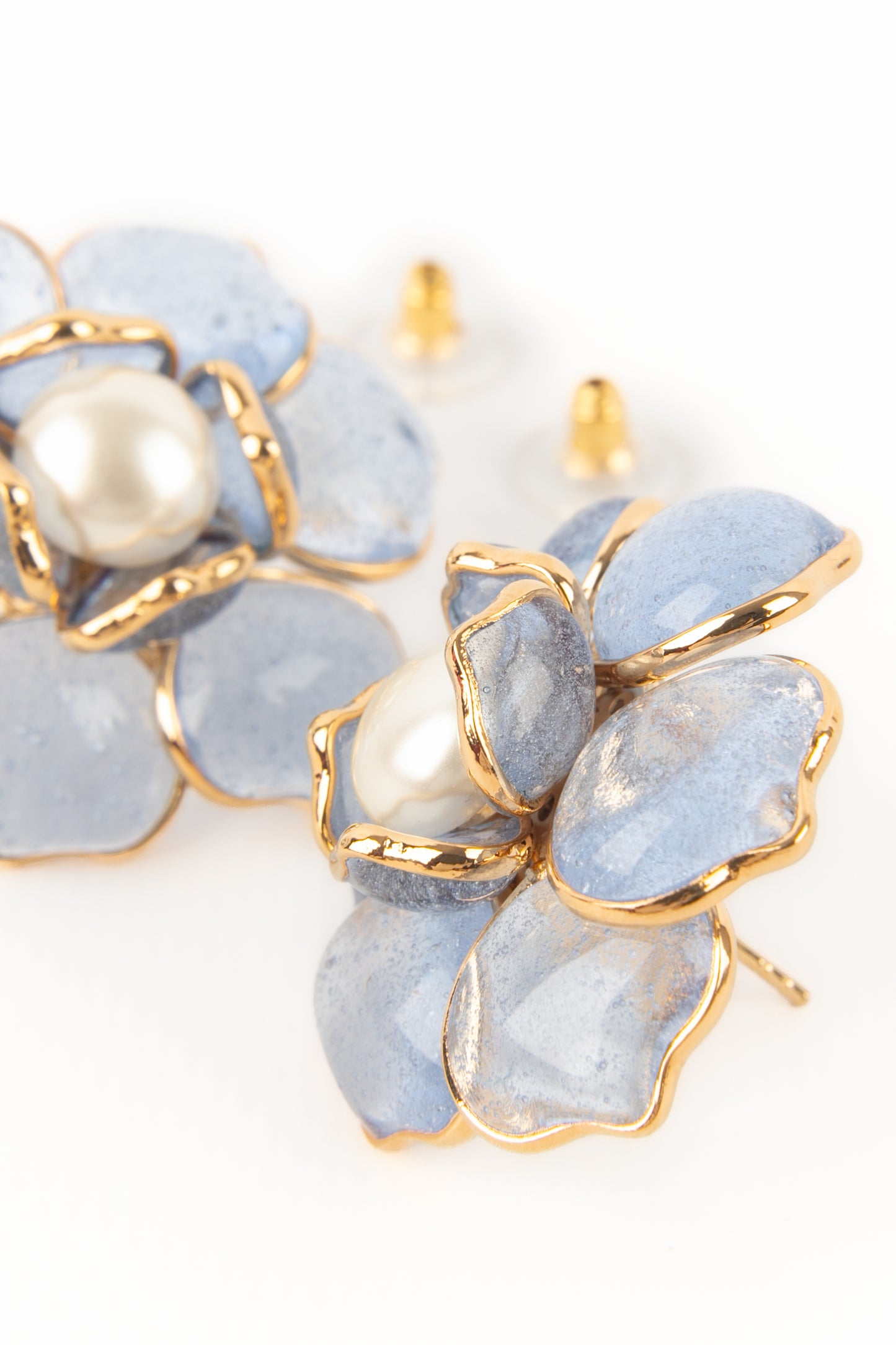 Boucles d'oreilles fleur Augustine