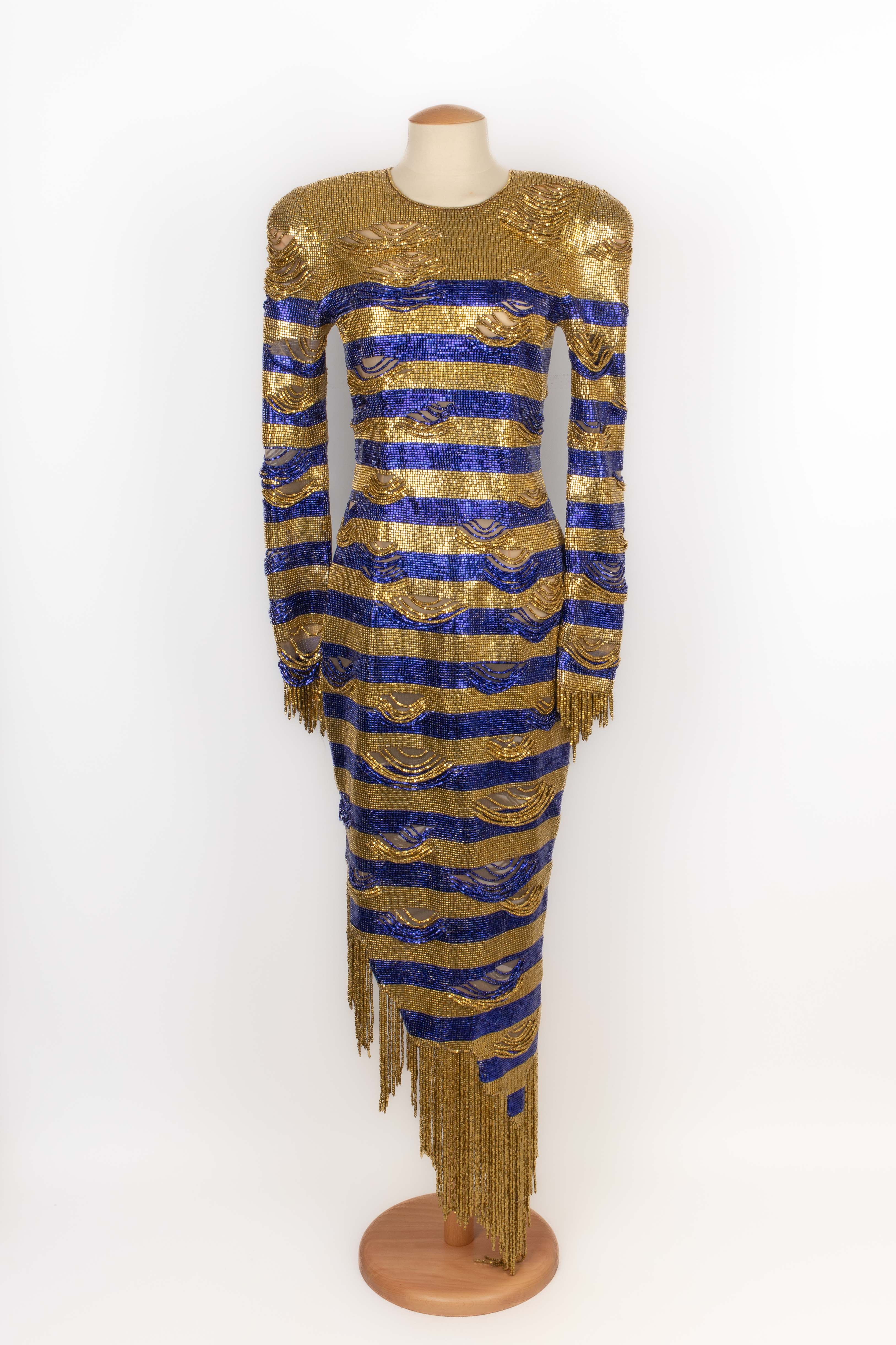Balmain 'Egyptian' dress Resort 2023 Les Merveilles De Babellou Balmain 'Egyptian' dress Resort 2023 Les Merveilles De Babellou