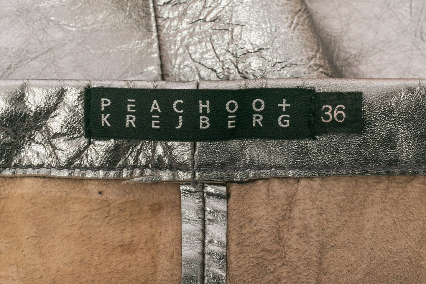 Short en cuir Peachoo + Krejberg