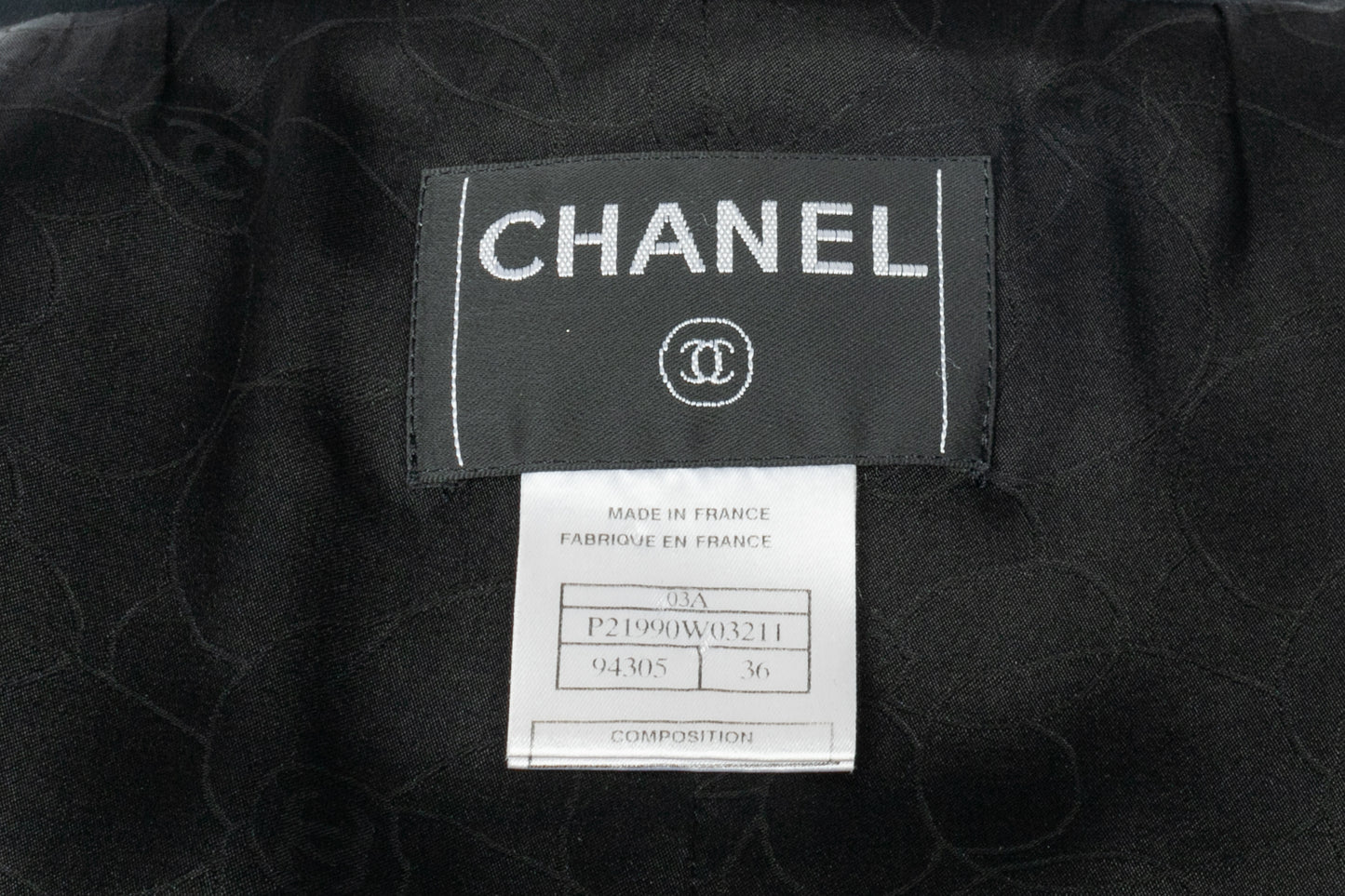 Veste Chanel Automne 2003