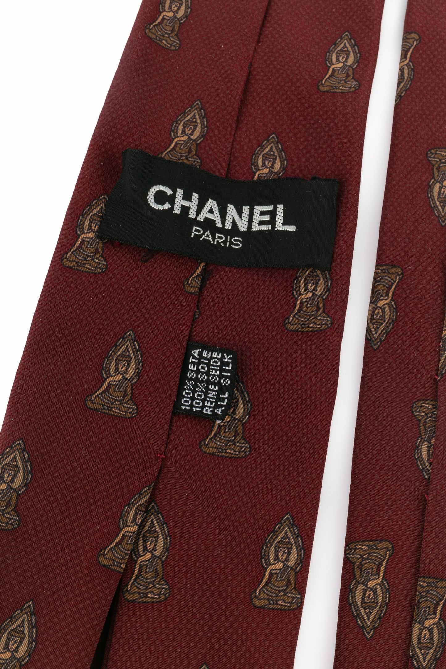 Cravate en soie Chanel