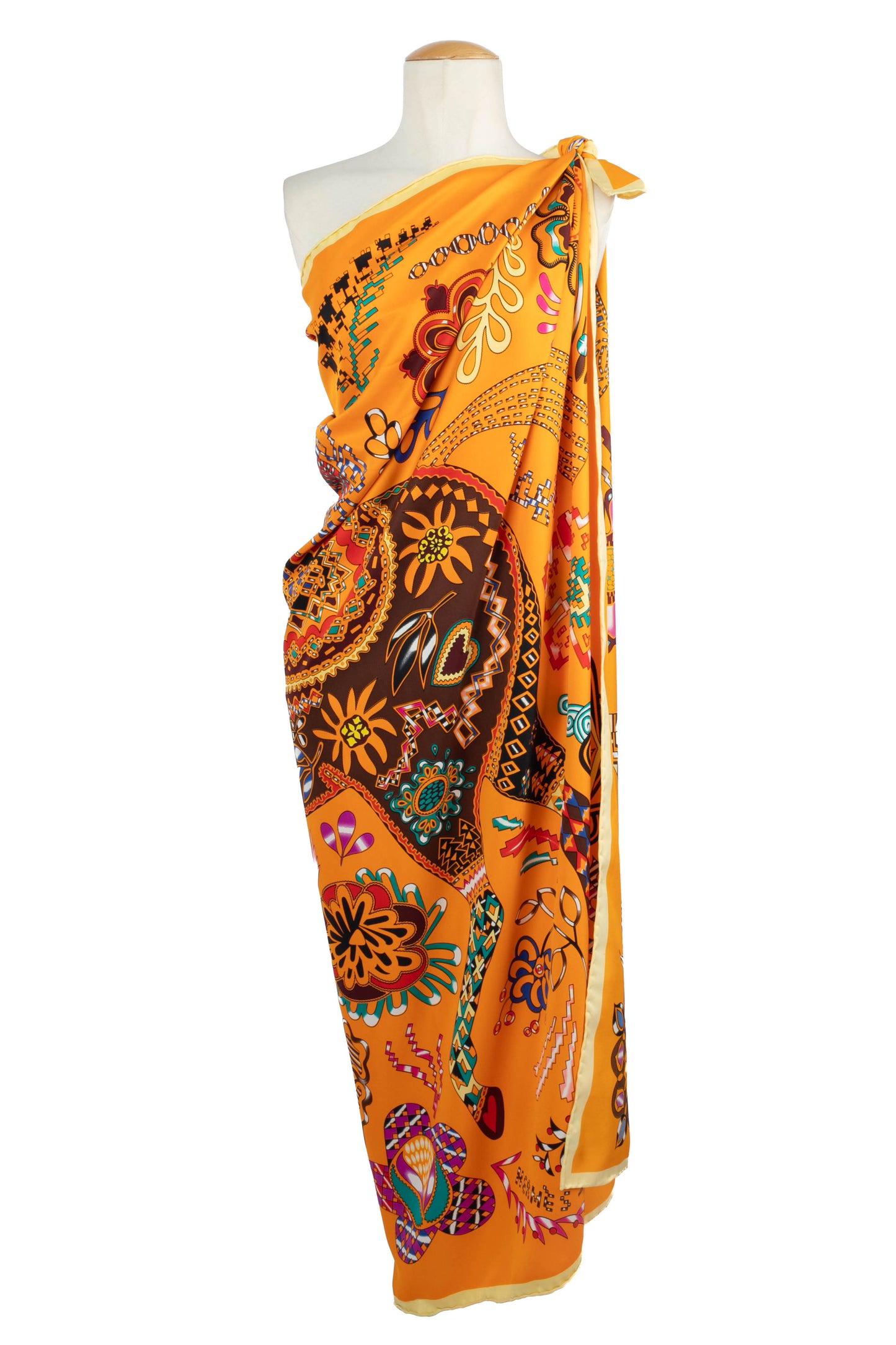 Foulard "En attendant Ulysse" Hermès