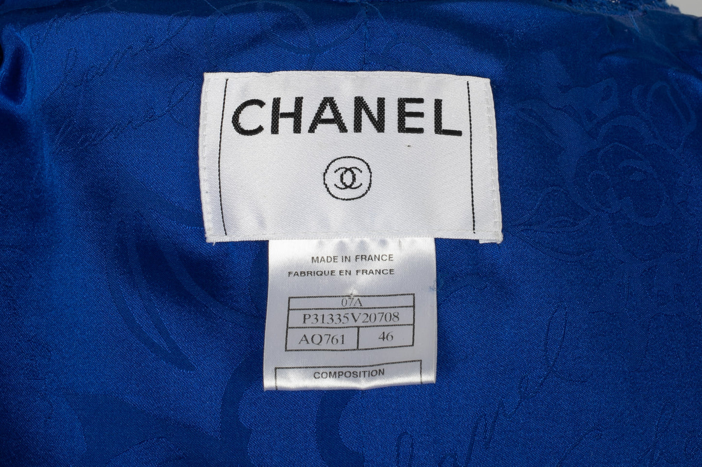 Veste Chanel Automne 2007