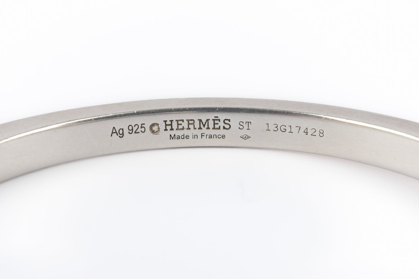 Bracelet en argent "Galop" Hermès