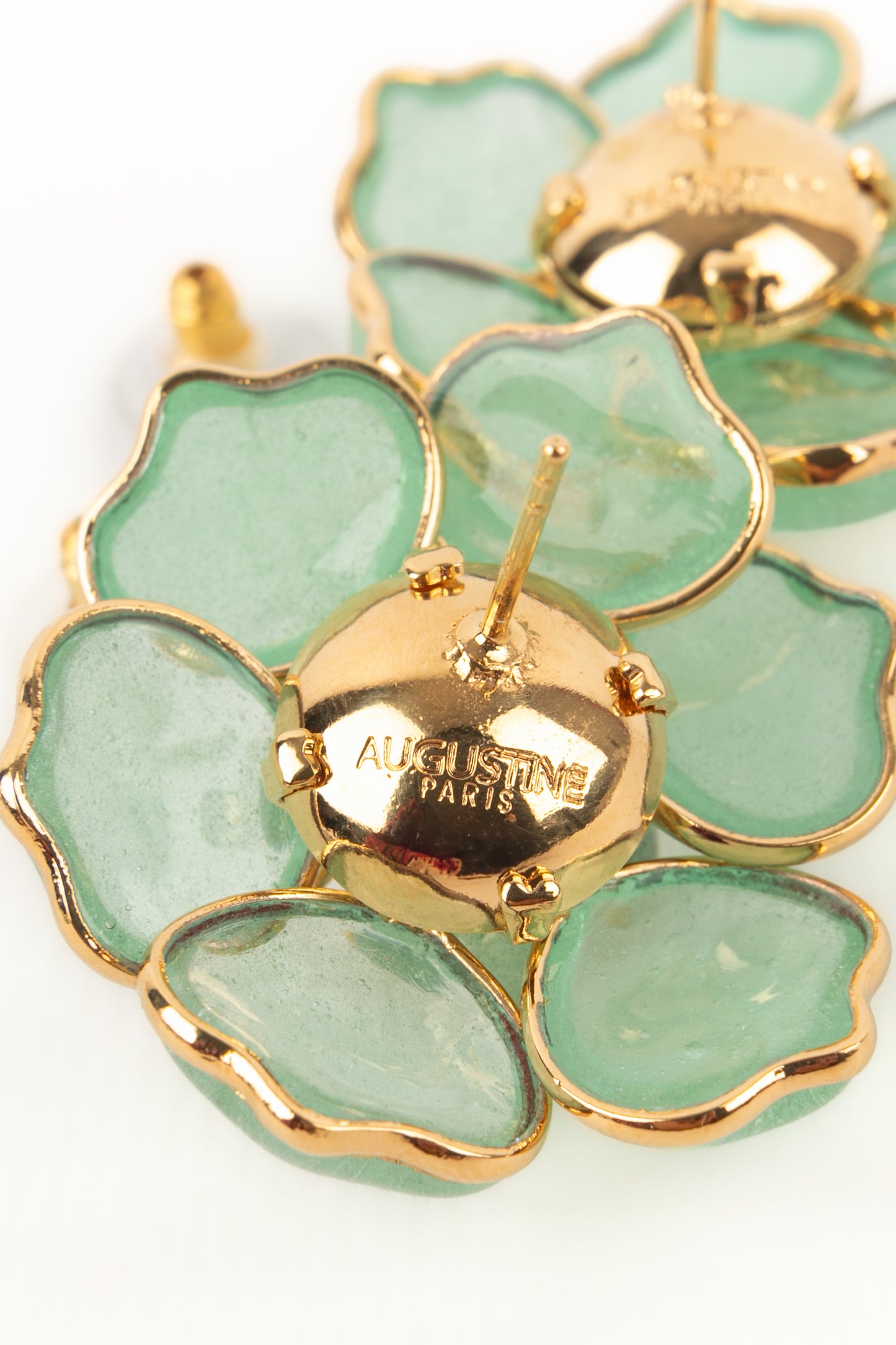 Boucles d'oreilles fleur Augustine