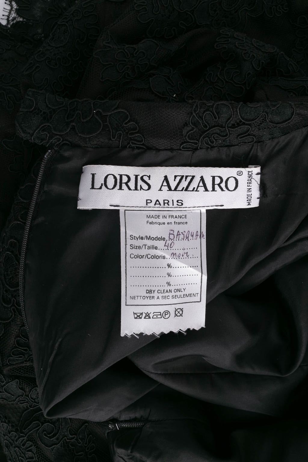 Ensemble en guipure Loris Azzaro 1996's