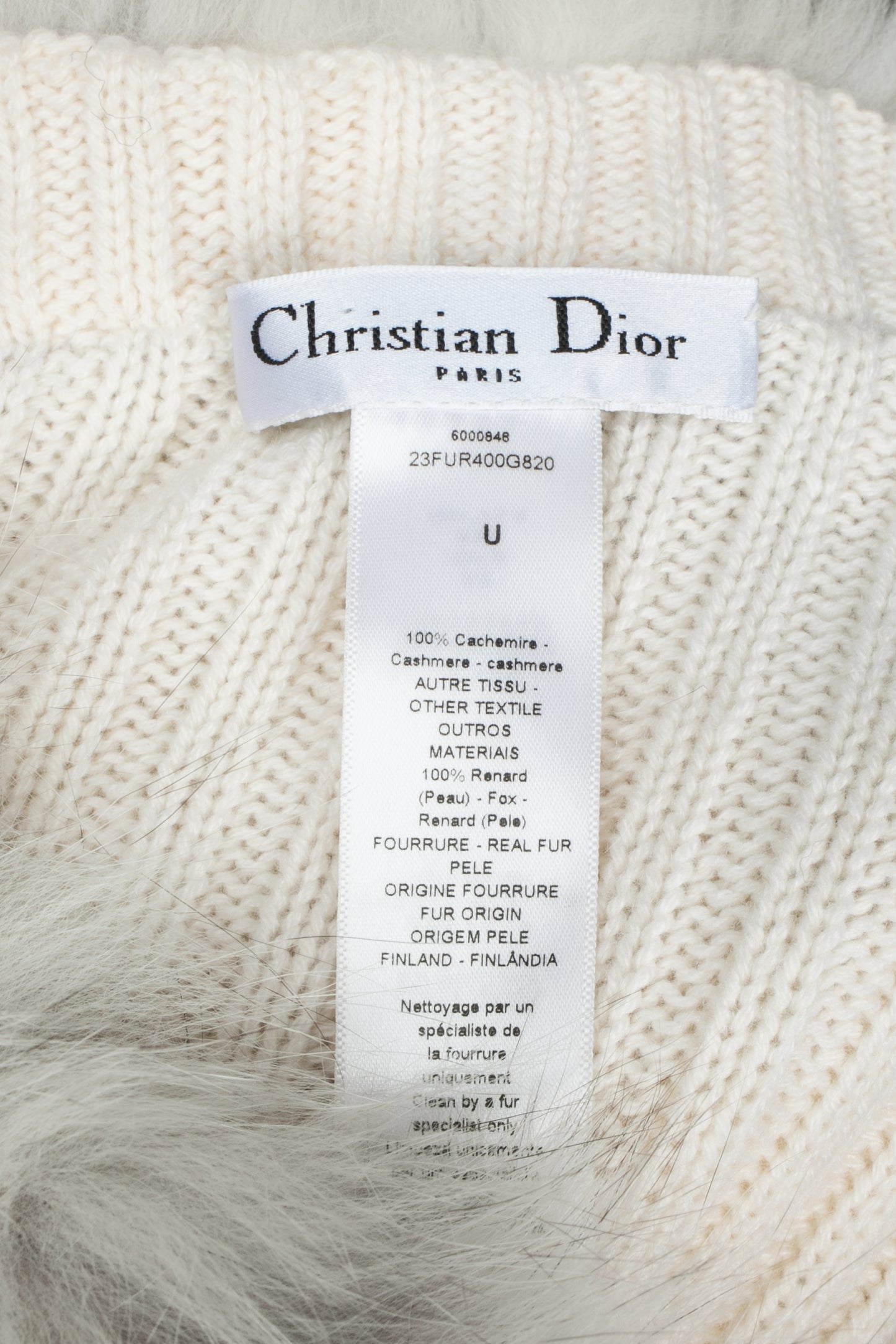 Micro cape Christian Dior