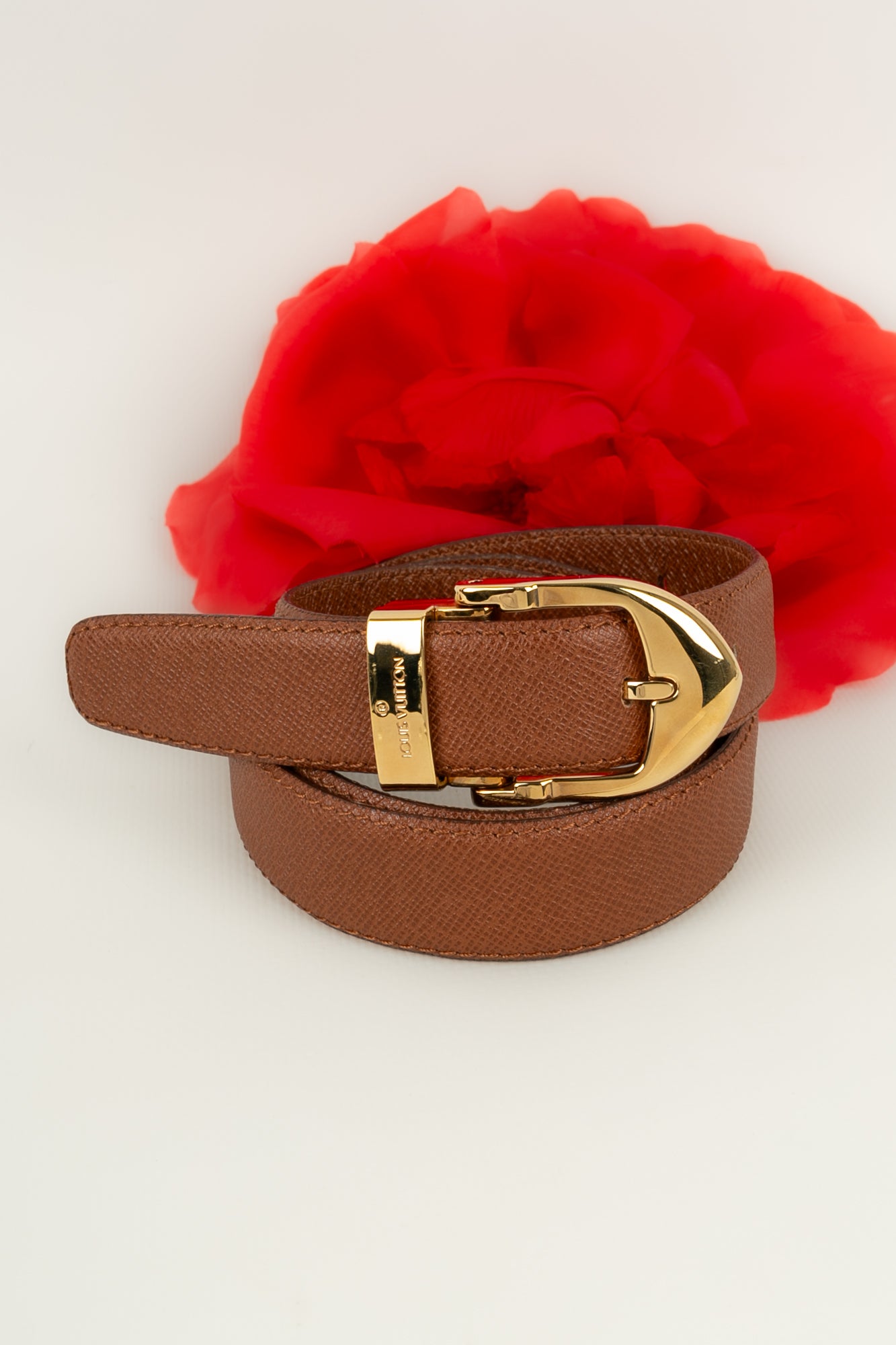 Louis Vuitton leather belt – Les Merveilles De Babellou display picture 1