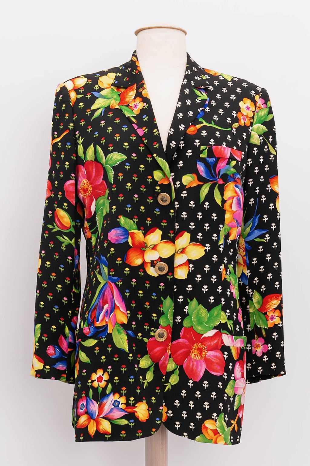 Gianni Versace 総柄 1B シングルブレスト テーラードジャケット 中古・古着通販】GIANNI VERSACE (ジャンニ・ヴェルサーチ) ダブル