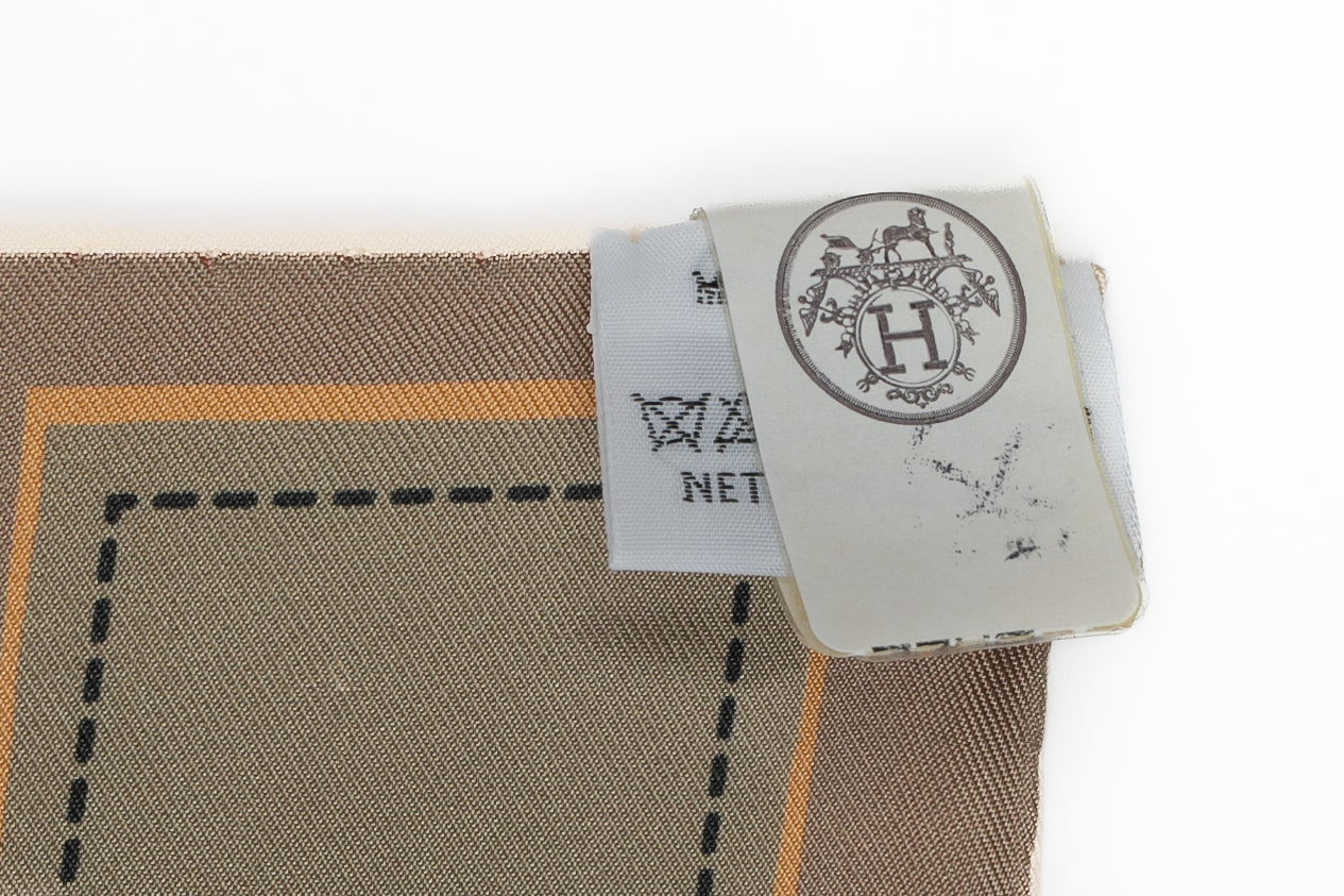 Foulard / carré "Tapis de selle" Hermès