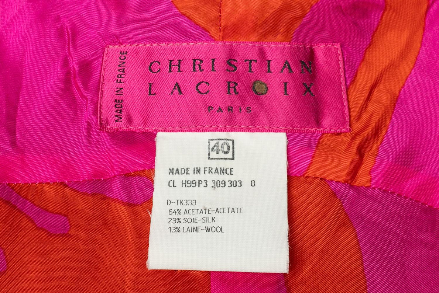 Ensemble Christian Lacroix Automne-Hiver 2000
