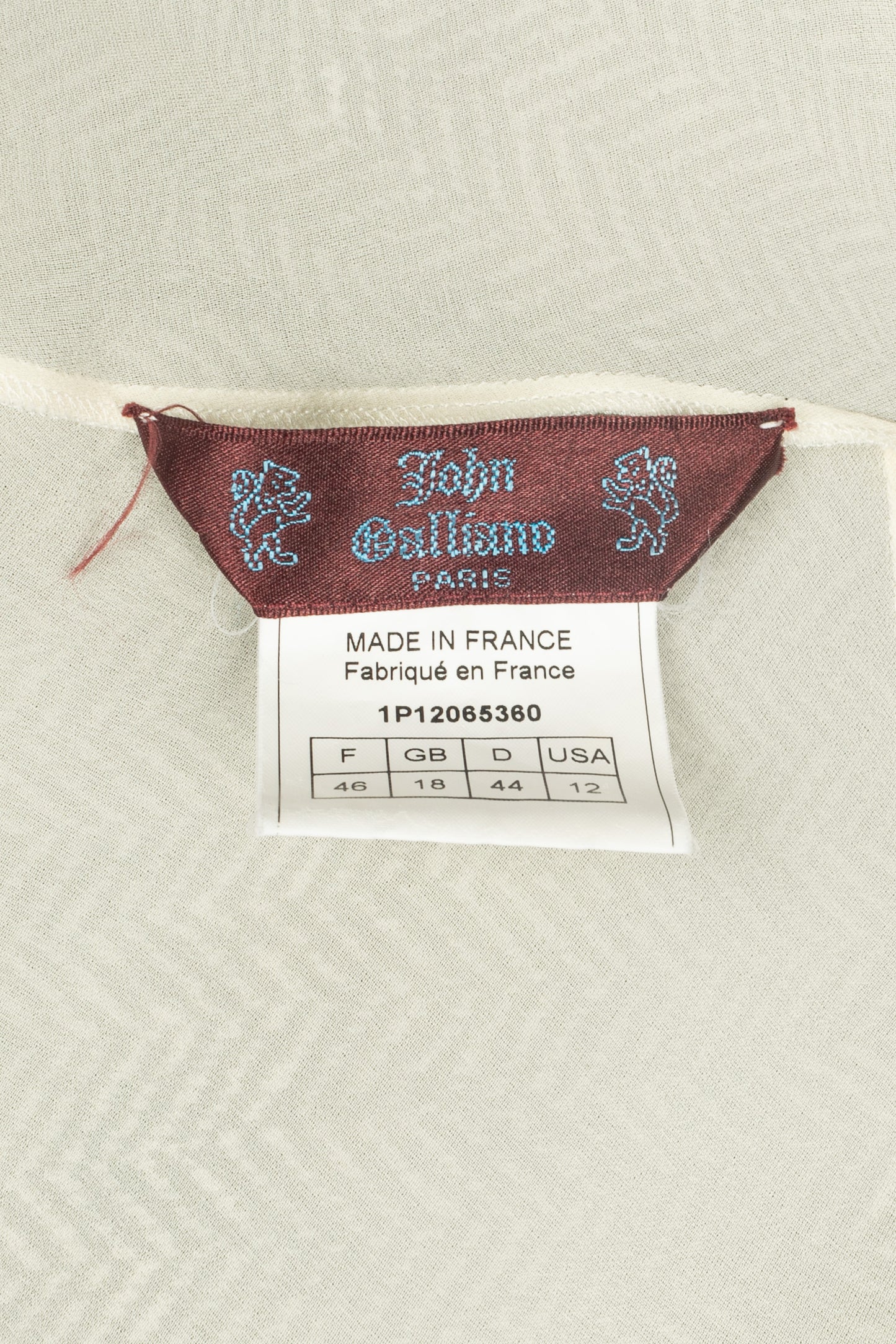 Robe John Galliano 2001