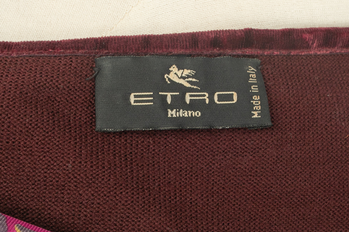 Haut en maille et soie Etro