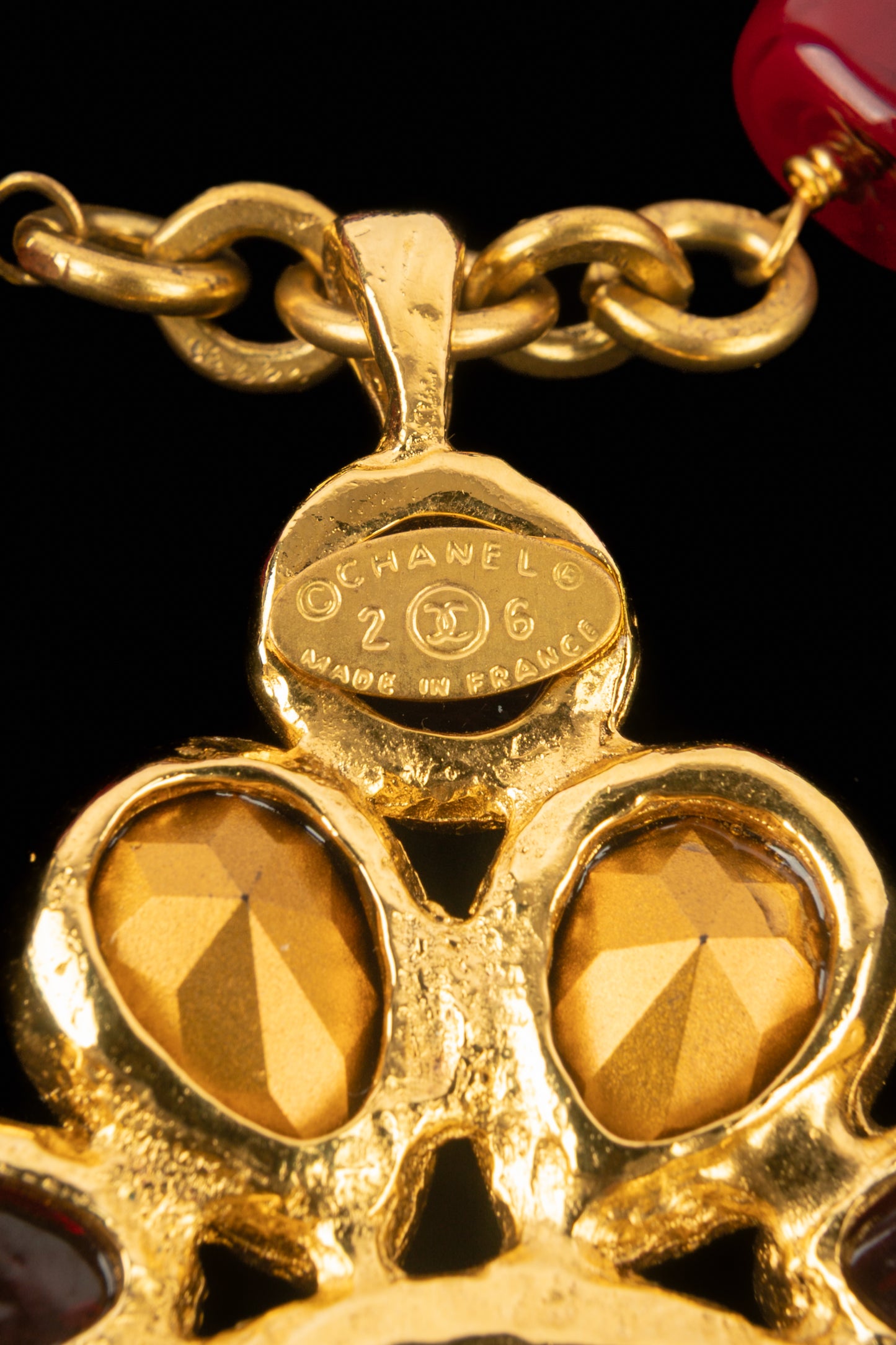 Collier pendentif Chanel 1990's