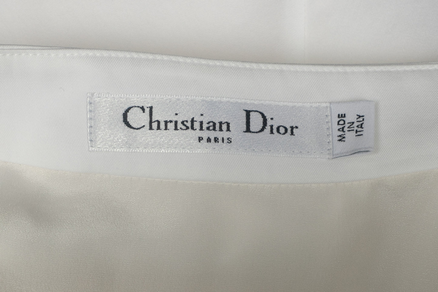 Jupe blanche Christian Dior