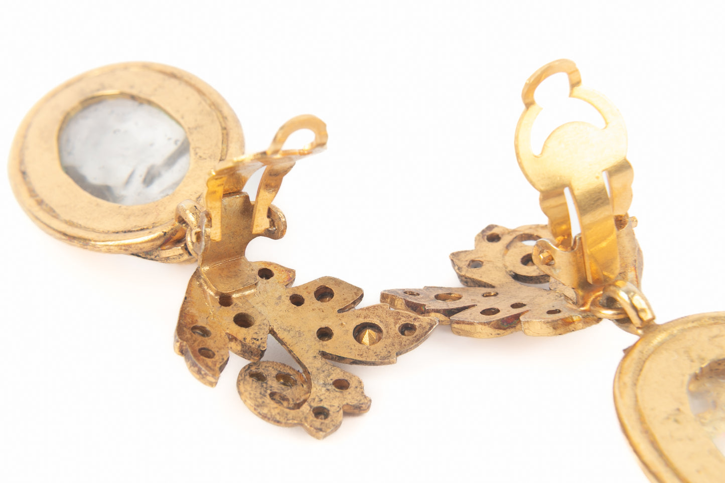 Boucles d'oreilles Gripoix 1980's