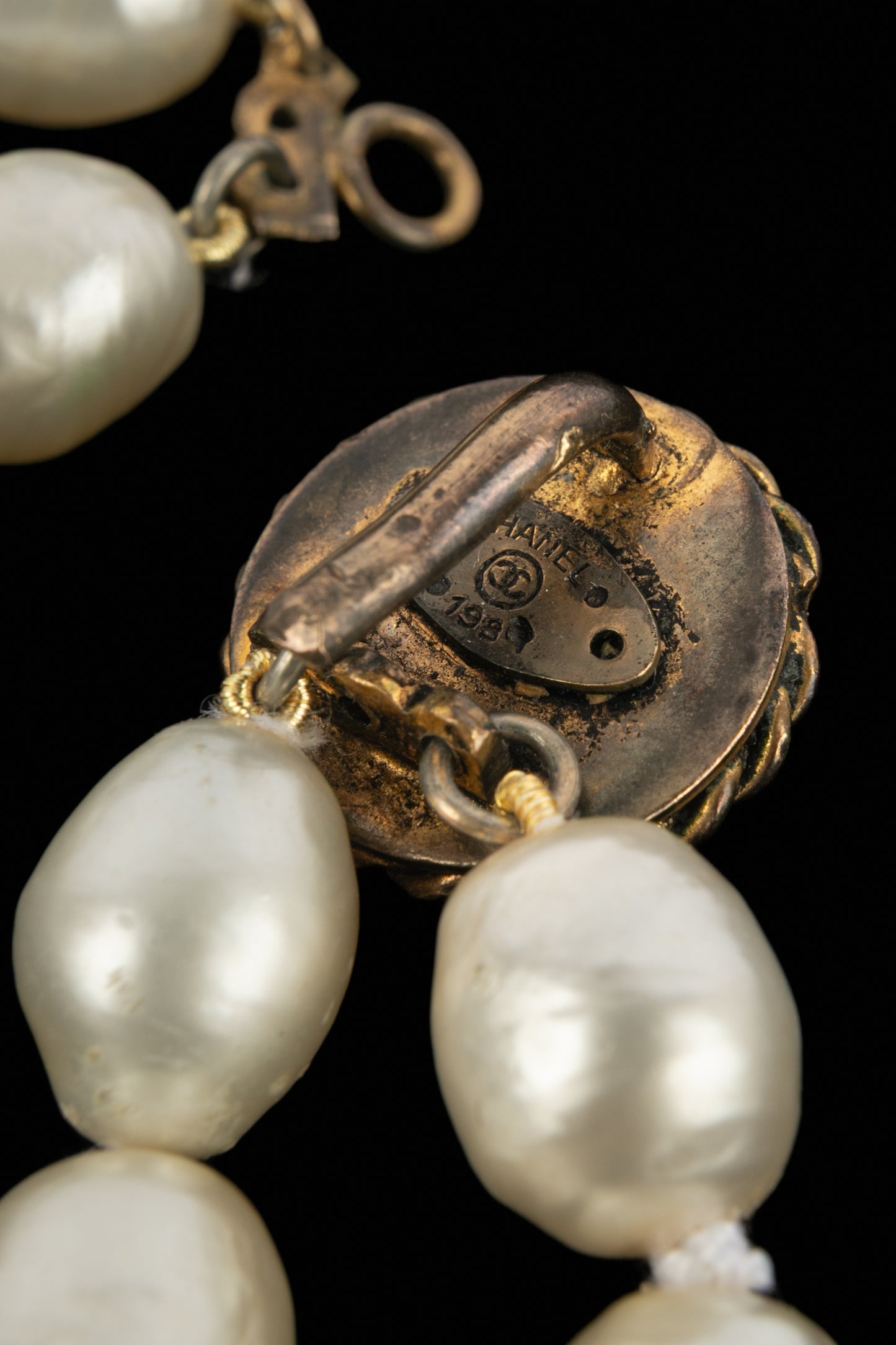 Collier de perles Chanel 1980's