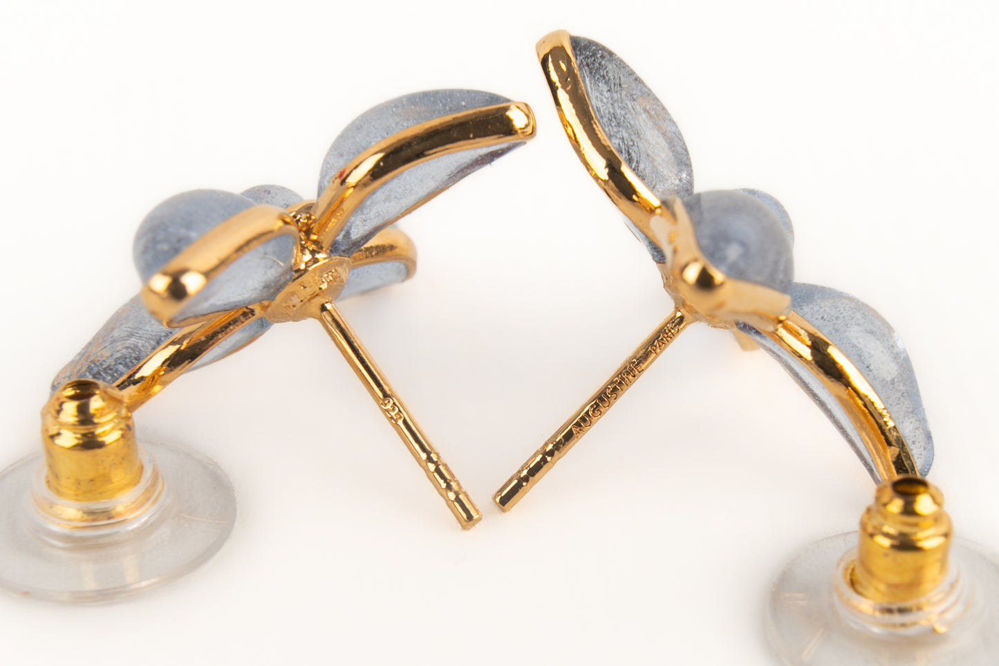 Boucles d'oreilles fleur Augustine