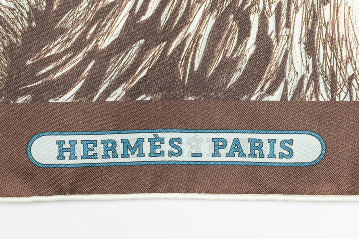 Foulard / carré "Tigre royal" double face Hermès